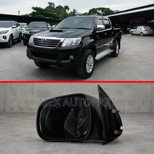 Side Mirror Toyota Hilux Vigo Black Manual