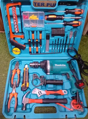 Makita Professional 710W Corded Impact Drill – Complete Tool Kit