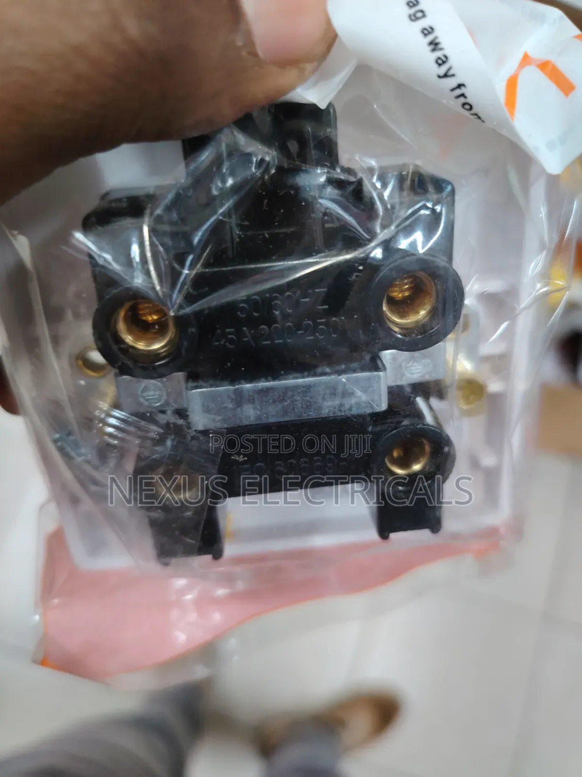 Water Heater Switch Black 45A Switch