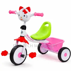 Kids Tricycle With Push(pink)