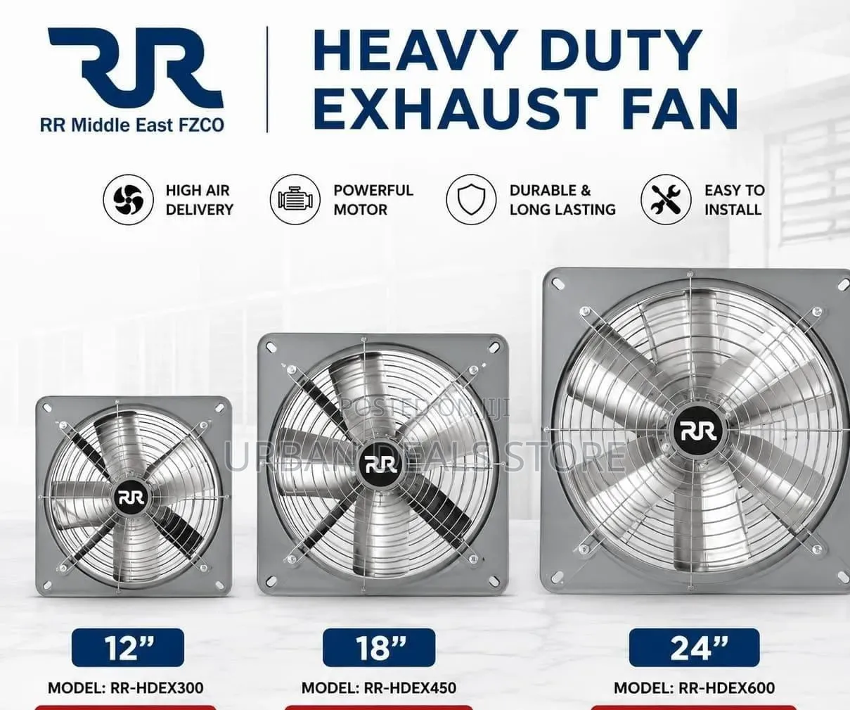 Premier Heavy Duty Exhaust Fans 24"