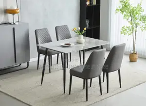 Dining Set; Four Elegant Seaters Dining Set