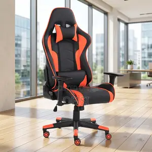 Gaming Chair - Black, Red, Blue Gold Colors
