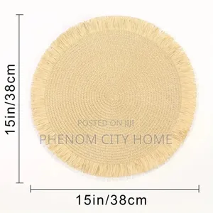 Natural Jute Round Tablemats