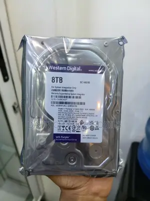 WD 8TB Surveillance Hard Disk Drive 3.5 Inch for CCTV Camera.