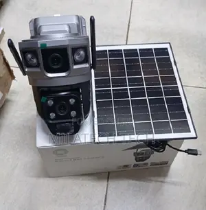 Dual Lens 4G Solar CCTV Camera – Solar PTZ Outdoor Security Camera