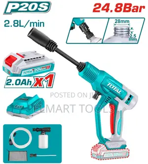 Total TPWLI20362 Cordless Pressure Washer 24.8Bar
