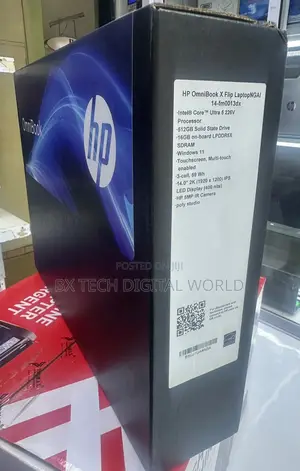 New Laptop HP OmniBook X Flip 14" 16GB Intel Core Ultra 5 SSD 512GB