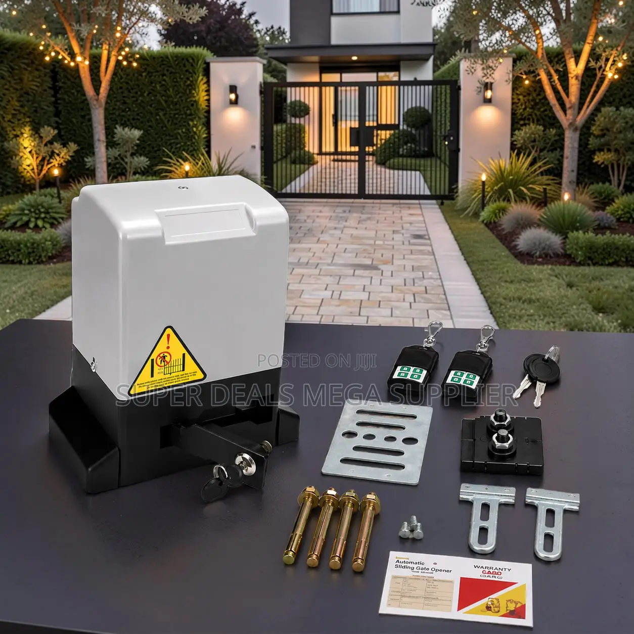 Secure Sliding Gate Automation Motor Kit With Manual Override