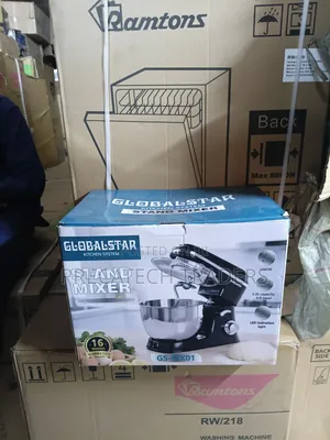 Globalstar 1200W Stand Mixer 5.2L Stainless Steel Bowl