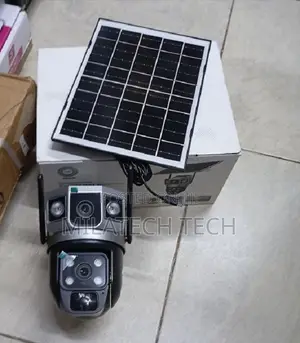 Dual Lens Solar Camera 4G – 360° PTZ Security Camera