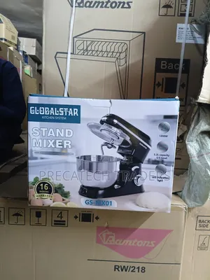Globalstar 5.2L Electric Food Mixer With Stainless Bowl
