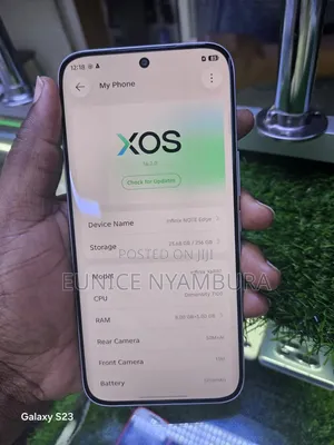 Infinix Note Edge 256 GB Silver