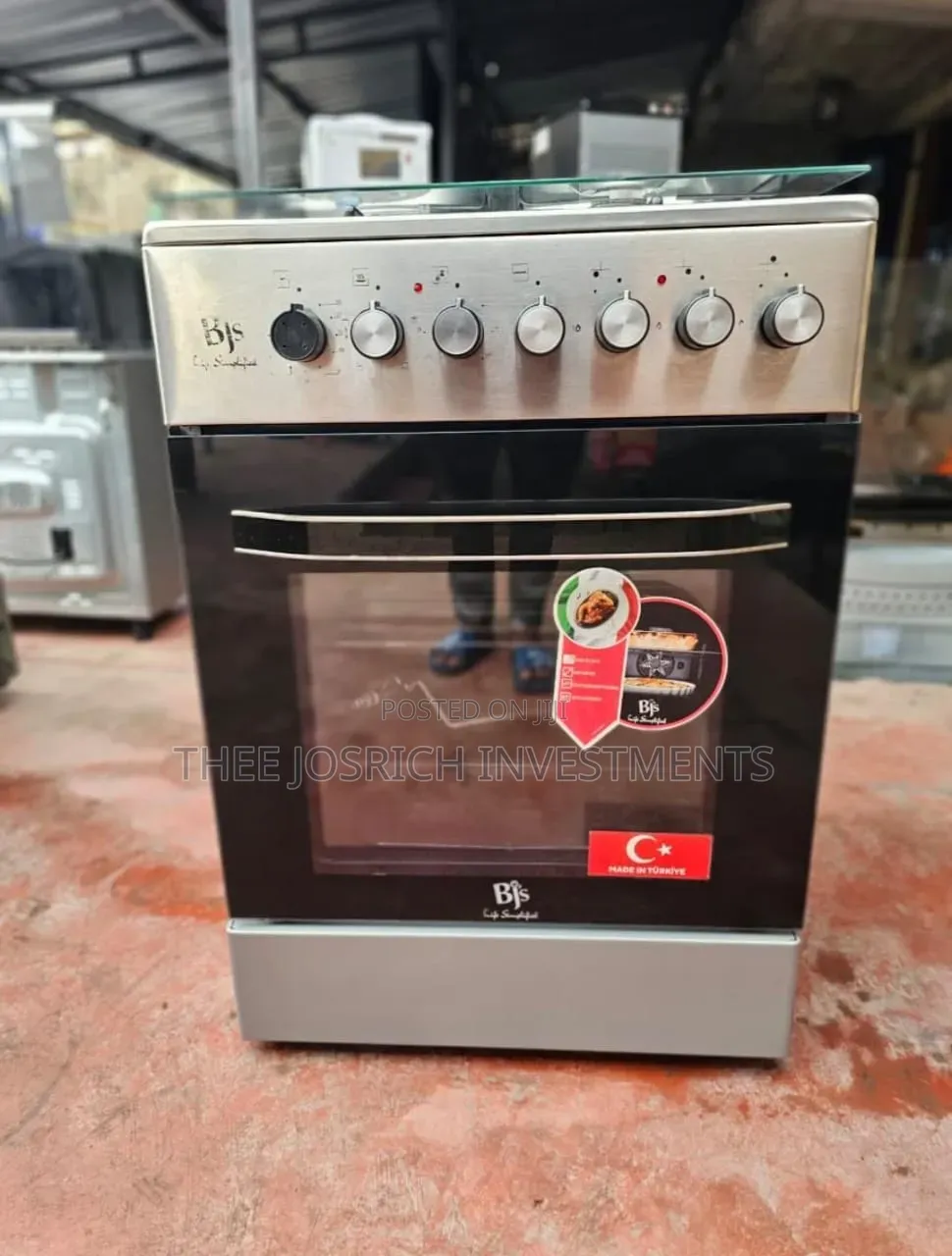 60*60 BJS Cooker 3+1 Standing Cooker With Wok Burner