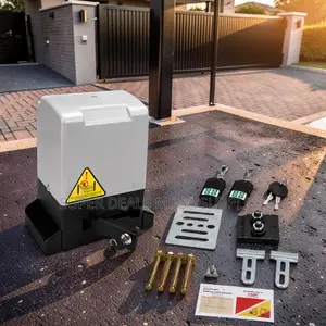 Commercial Sliding Gate Operator Motor Kit With Safety Lock Keys