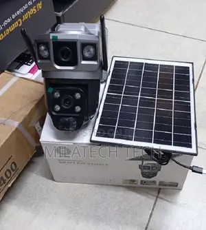 Dual Lens 4G Solar Camera – Wireless PTZ CCTV With Mobile App Control