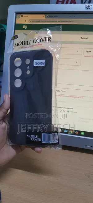 Tecno Camon 50 Pro Black Silicone Protective Back Cover