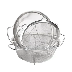 Steel Strainer Colander With Handle_b