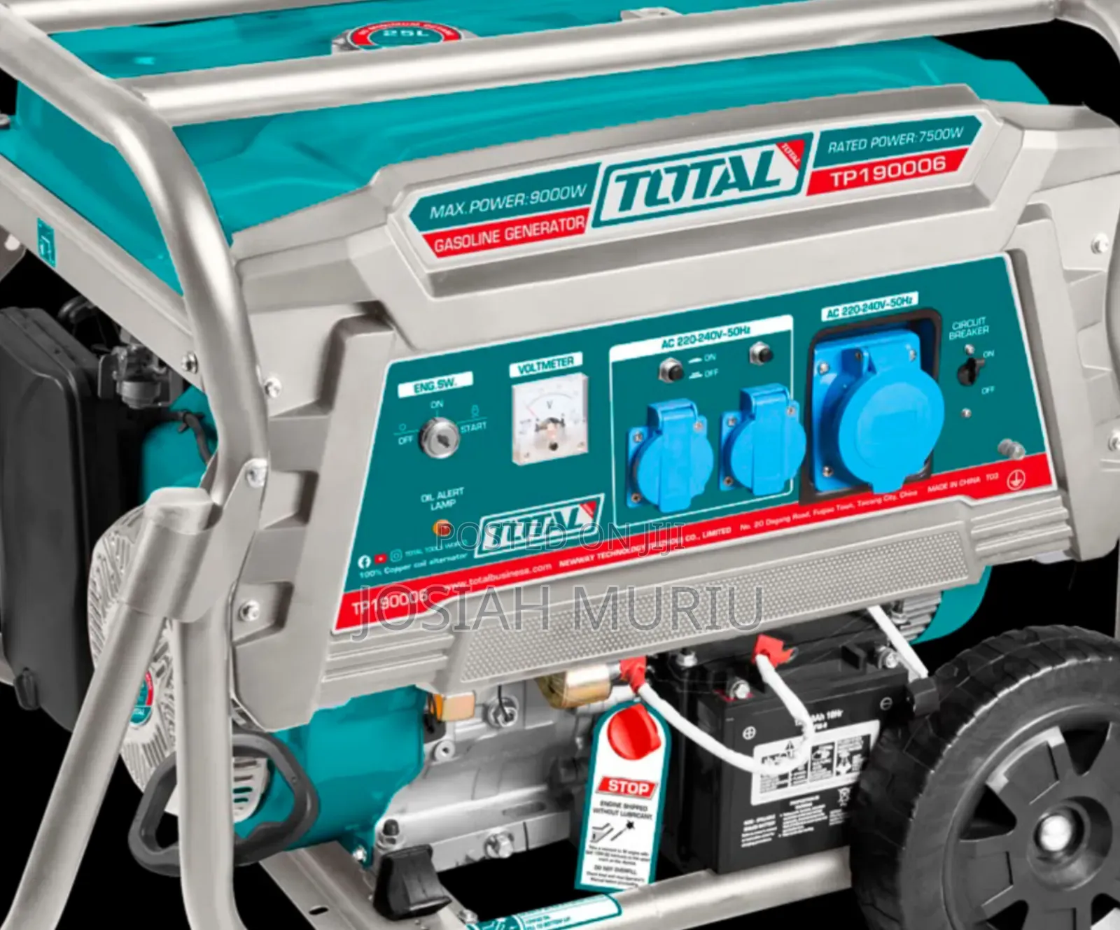Total 9.0kw Gasoline Generator