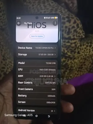 Tecno Camon 40 256 GB Blue