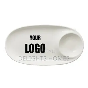 Diya Partition Oval Melamine Plate_b