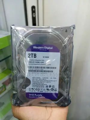 Western Digital WD Purple 2TB Surveillance Hard Disk Drive – 5400 RPM