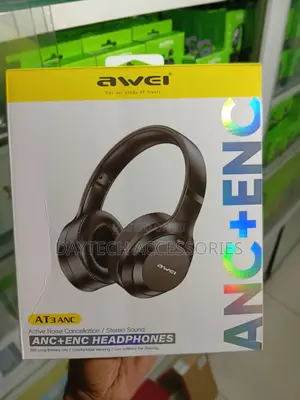 The Awei AT3 ANC+ENC Headphones.