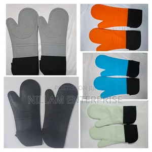 A Pair of Silicone Oven Gloves
