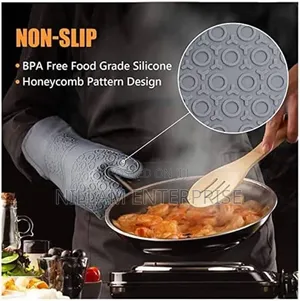 A Pair of Silicone Oven Gloves