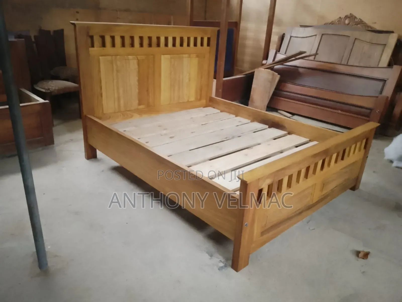 Mvule Bed 6*6