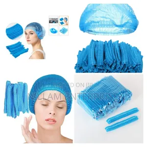 100pcs 19" Disposable Non Woven Hair Nets
