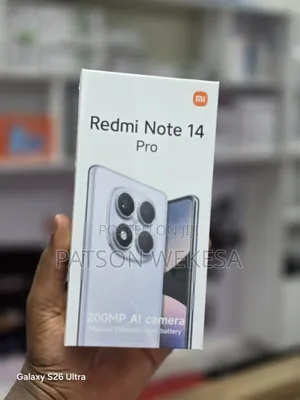 New Xiaomi Redmi Note 14 Pro 256 GB Black