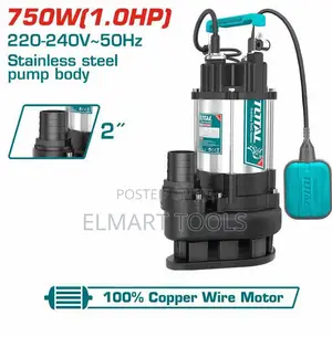 Total TWP775016 Sewage Submersible Pump 750W(1.0HP) Max.head:13m