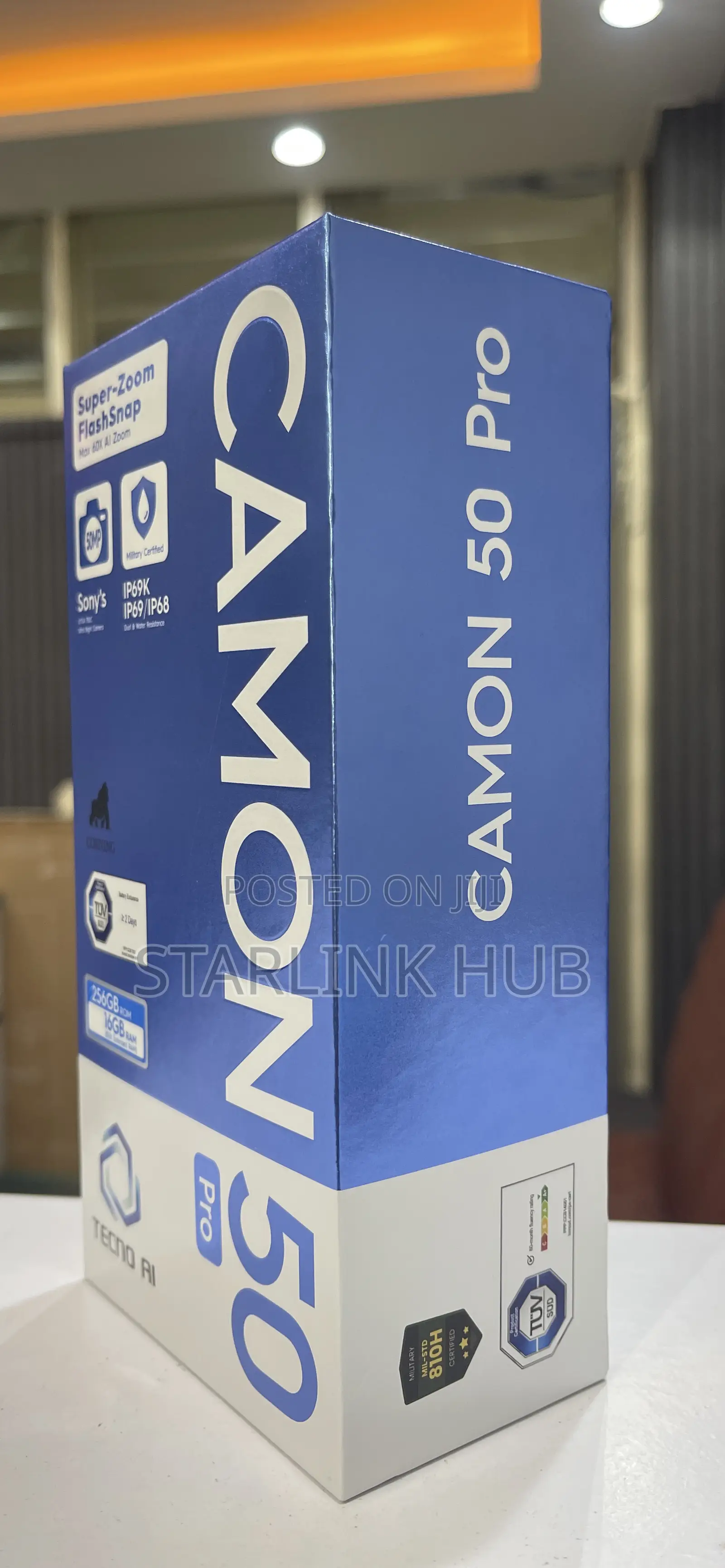 New Tecno Camon 50 Pro 256 GB Black