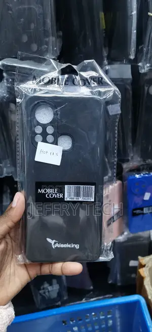 Infinix Hot 11S Wiseking Frosted Matte Black Protective Phone Cov