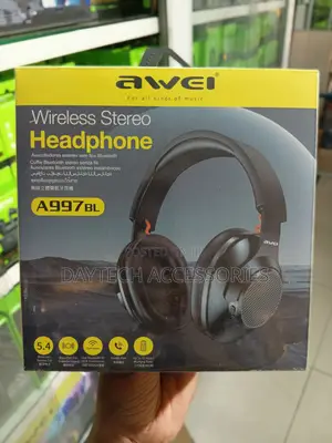 Awei A997BL Wireless Stereo Bluetooth Headphone in Black