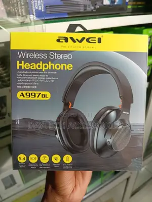 Awei A997BL Wireless Stereo Bluetooth Headphone in Black