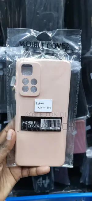 Xiaomi Note 11 Pro Pastel Pink/Beige Silicone Phone Protective Case