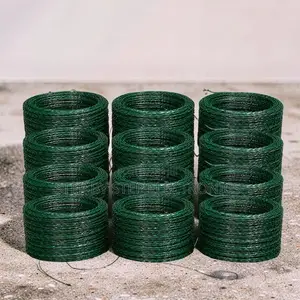 Protective 100mm,200mm, 450mm 6m /8m/10m Length Barbed Razor Wire