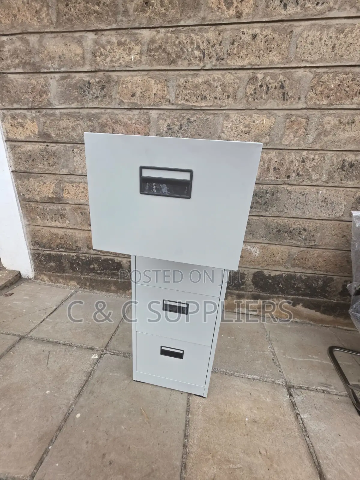 Lockable 4-Drawer File Cabinet.