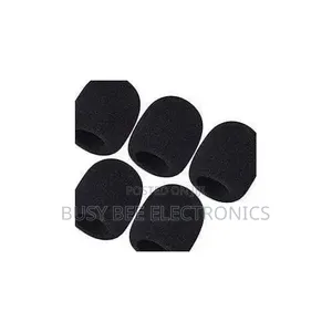 5pcs Microphone Foam Covers - Black