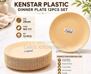 25 Cm Kenstar Dinner Plate / 12 PC Kenstar Dinner Plate