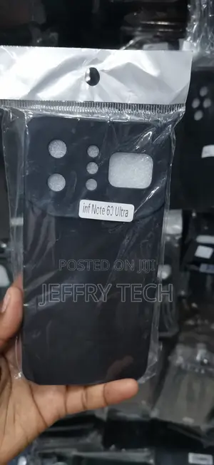 Black Soft Silicone Case Is Designed for the Infinix Note 60 Ultra