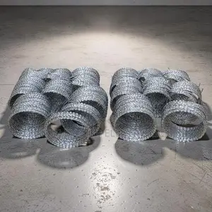 Quick-Install 100mm,200mm, 450mm 6m /8m/10m Length Barbed Razor Wire