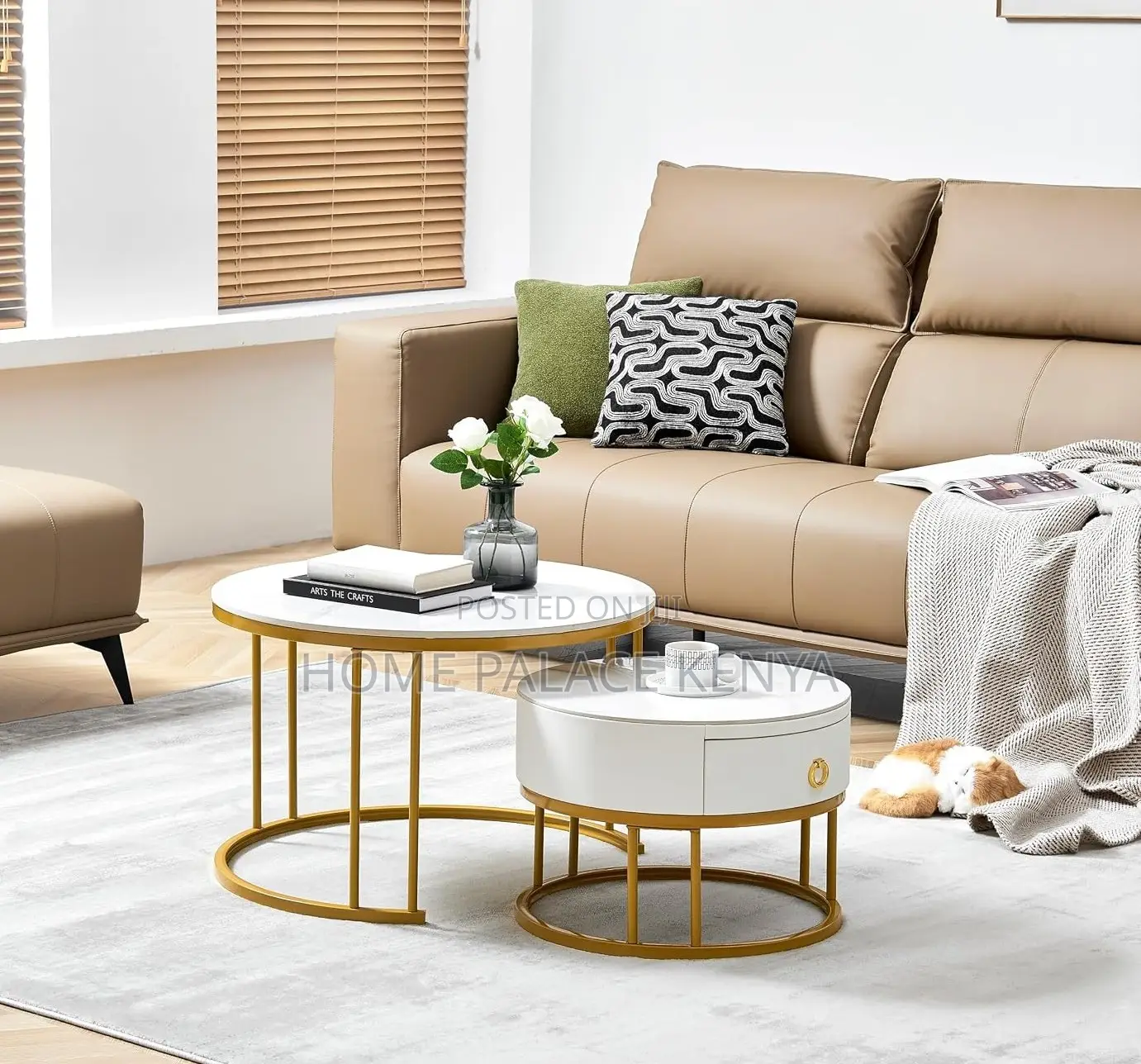 Coffee Table: Generic Twin Coffee Table With Storage Drawer