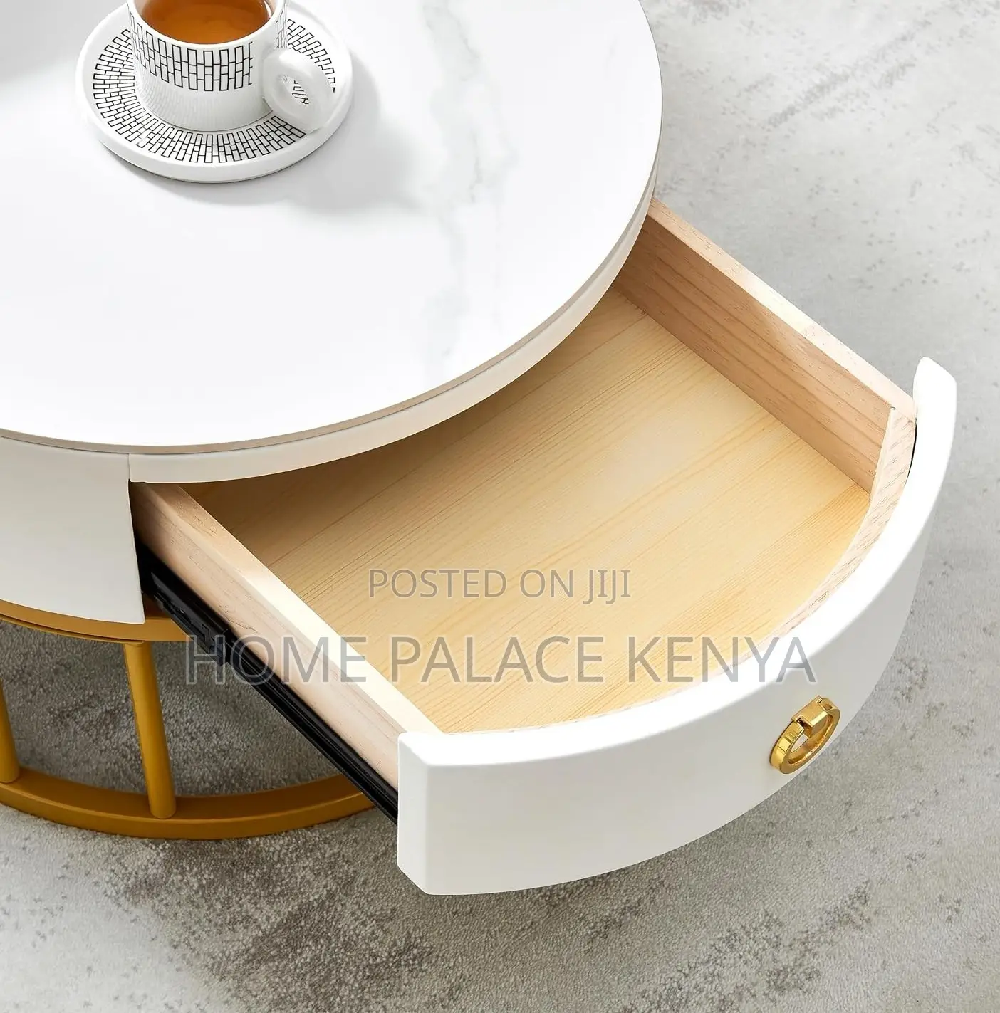 Coffee Table: Generic Twin Coffee Table With Storage Drawer