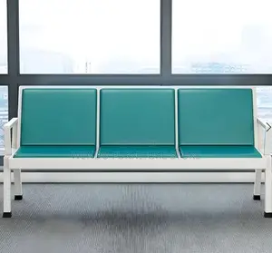 Office Bench : 3-Seater Heavy-Duty Office Reception Bench