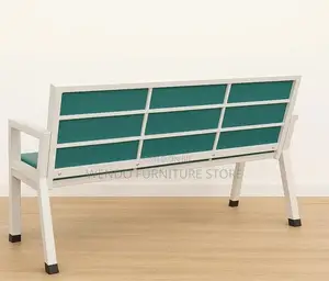 Office Bench : 3-Seater Heavy-Duty Office Reception Bench