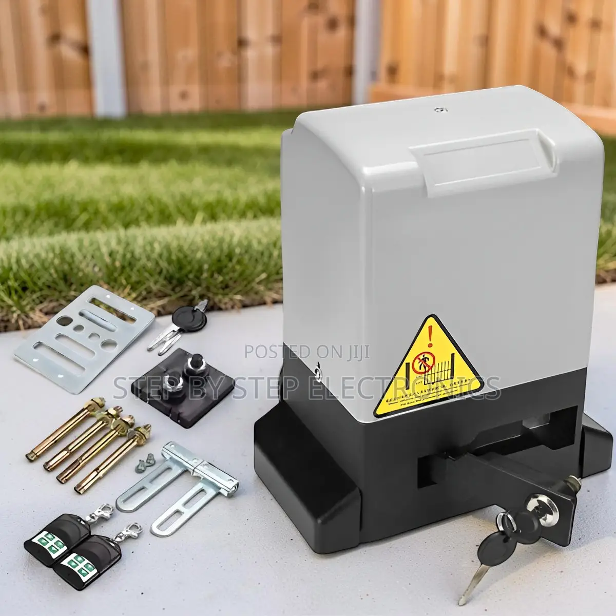 Durable Electric Sliding Gate Motor Kit With Mounting Hardware