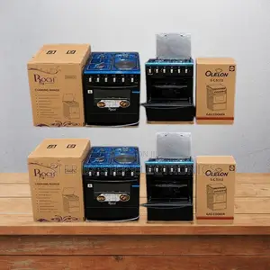 Spacious 4 Gas 3 Gas Burners +1 Electric Free Standing Cooker